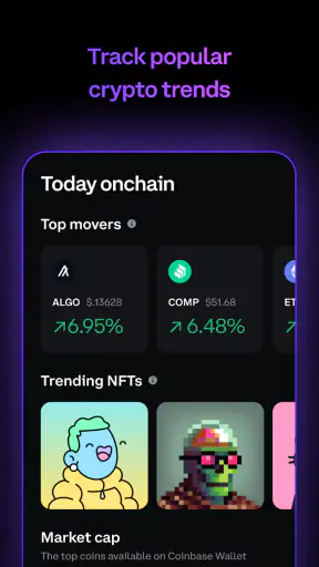 Coinbase Wallet: NFTs & Crypto screenshot