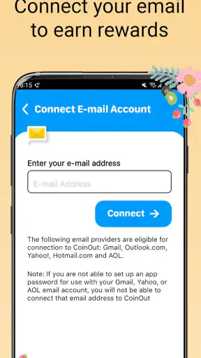 CoinOut Receipts & Rewards App screenshot