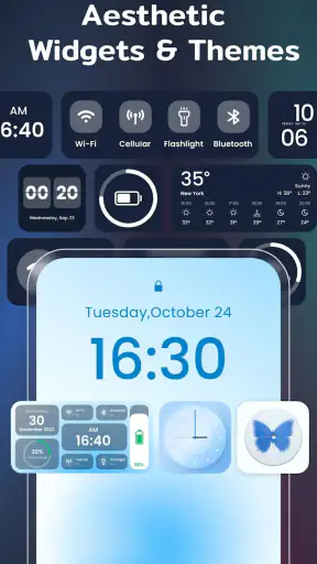 Color Widgets, Theme: iWidgets screenshot