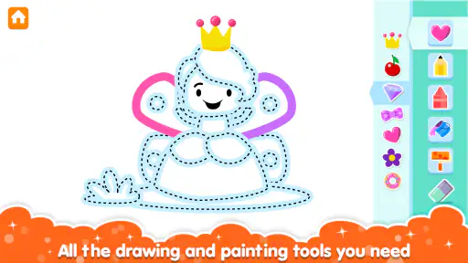 Coloring and Drawing For Girls screenshot