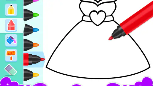 Coloring and Drawing For Girls screenshot