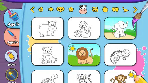 Coloring games for kids: 2-5 y screenshot