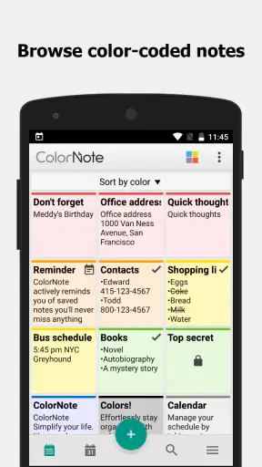 ColorNote Notepad Notes screenshot