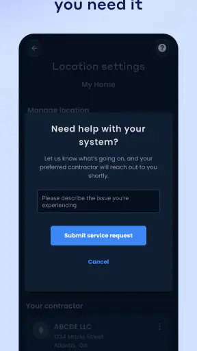 Comfort by Mitsubishi Electric screenshot