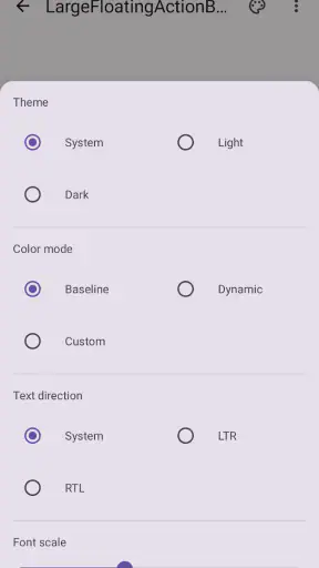 Compose Material Catalog screenshot