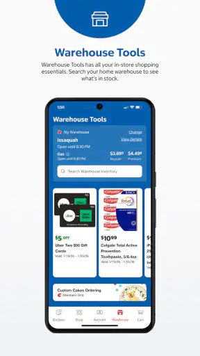 Costco Wholesale screenshot