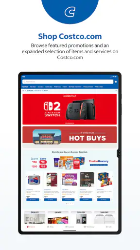 Costco Wholesale screenshot