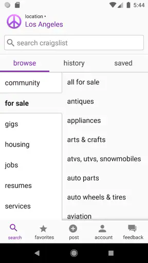 craigslist screenshot