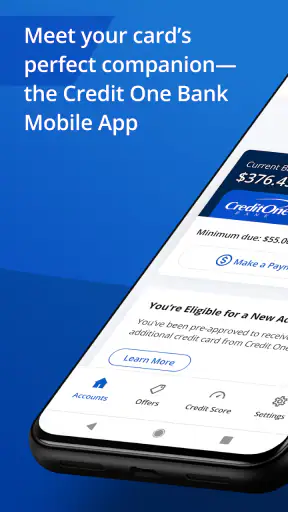 Credit One Bank Mobile screenshot