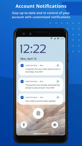 Credit One Bank Mobile screenshot