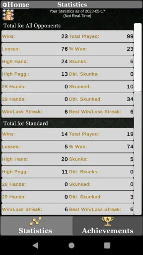 Cribbage Pro Online! screenshot