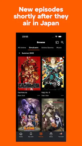 Crunchyroll screenshot