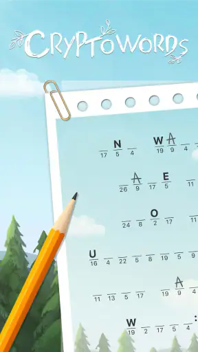 Cryptoscapes - Brain Word Game screenshot