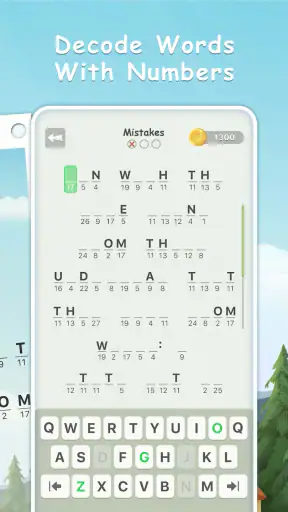 Cryptoscapes - Brain Word Game screenshot