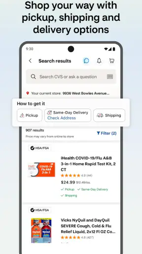 CVS Health screenshot