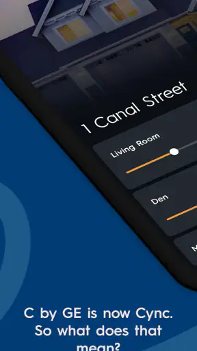 Cync (the new name of C by GE) screenshot