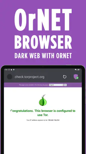 Dark Web Browser : OrNET screenshot