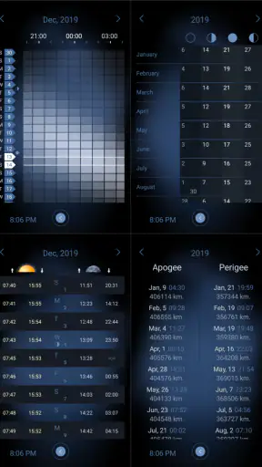 Deluxe Moon - Moon Calendar, P screenshot
