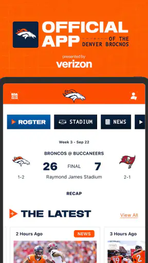 Denver Broncos screenshot