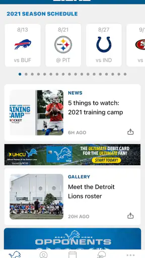 Detroit Lions Mobile screenshot