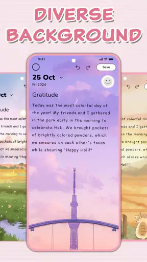 Diary with Fingerprint Lock screenshot