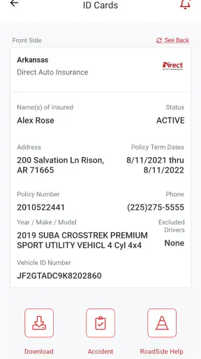Direct Auto Insurance screenshot