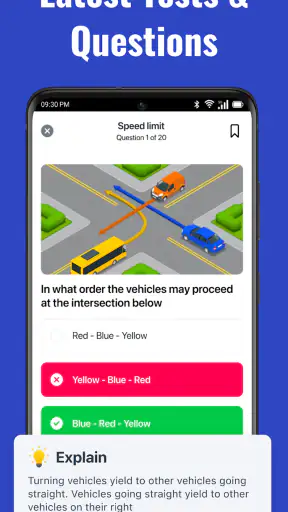 DMV Permit Practice Test 2025 screenshot