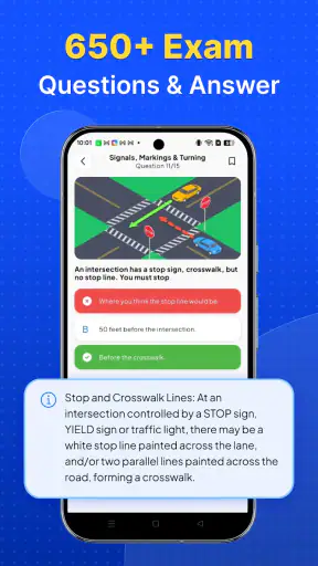 DMV Permit Practice Test 2026 screenshot