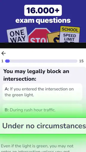 DMV Practice Test: Permit 2026 screenshot