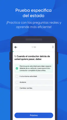 DMV Prueba de Práctica 2024 screenshot