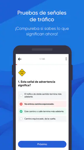 DMV Prueba de Práctica 2024 screenshot