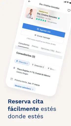 Doctoralia: pide citas médicas screenshot