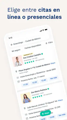 Doctoralia: pide citas médicas screenshot