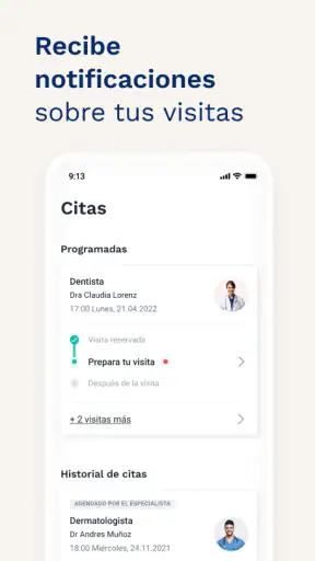 Doctoralia: pide citas médicas screenshot
