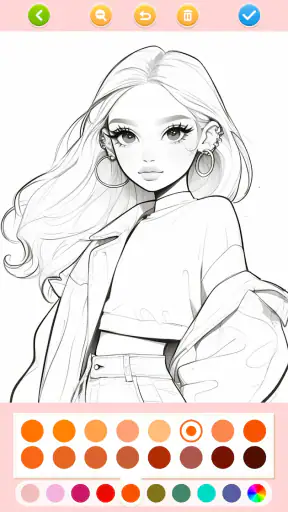 Doll Color: Princess Coloring screenshot