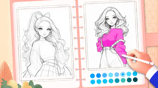 Doll Color: Princess Coloring screenshot
