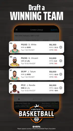 DraftKings Fantasy Sports screenshot