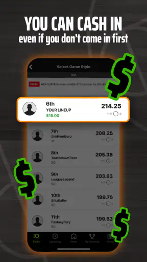 DraftKings Fantasy Sports screenshot