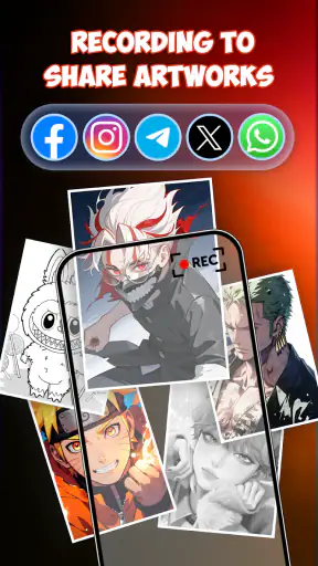 Draw Anime: AR Drawing Sketch screenshot
