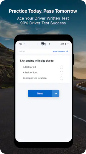 Driver Written Test: 2025 Test screenshot