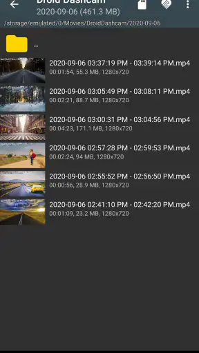 Droid Dashcam - Video Recorder screenshot
