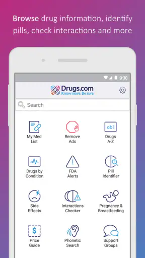 Drugs.com Medication Guide screenshot