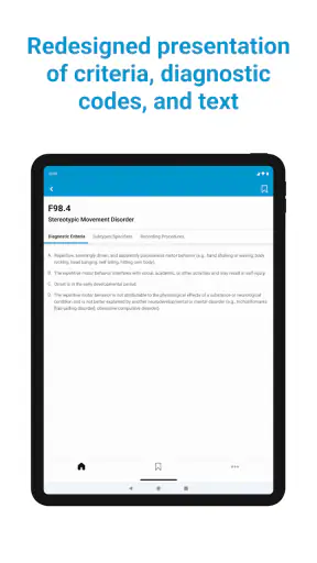 DSM-5-TR® Diagnostic Criteria screenshot
