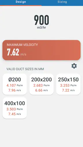 Ductulator Pro screenshot