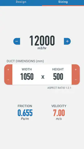 Ductulator Pro screenshot