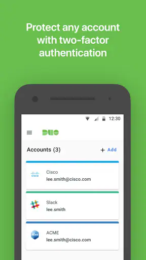 Duo Mobile screenshot