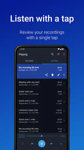 Easy Voice Recorder screenshot