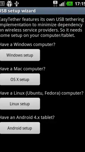 EasyTether Pro screenshot
