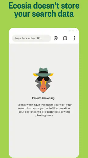 Ecosia - Safe Internet Browser screenshot