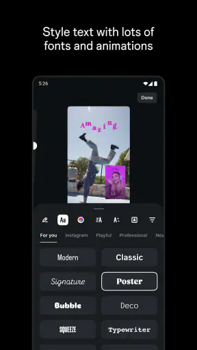 Edits, an Instagram app screenshot